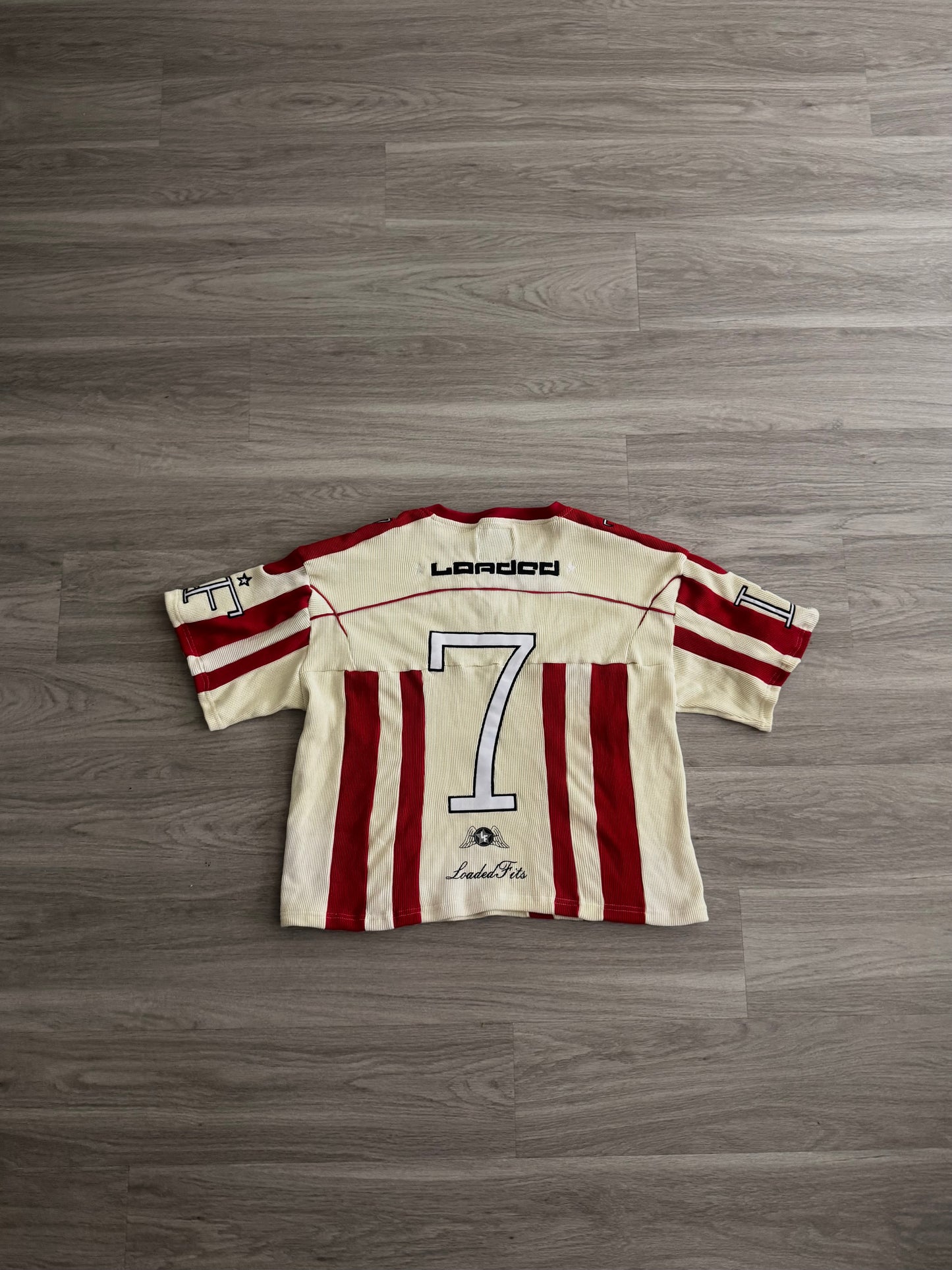 OVERSIZED RED SOCCER JERSEY