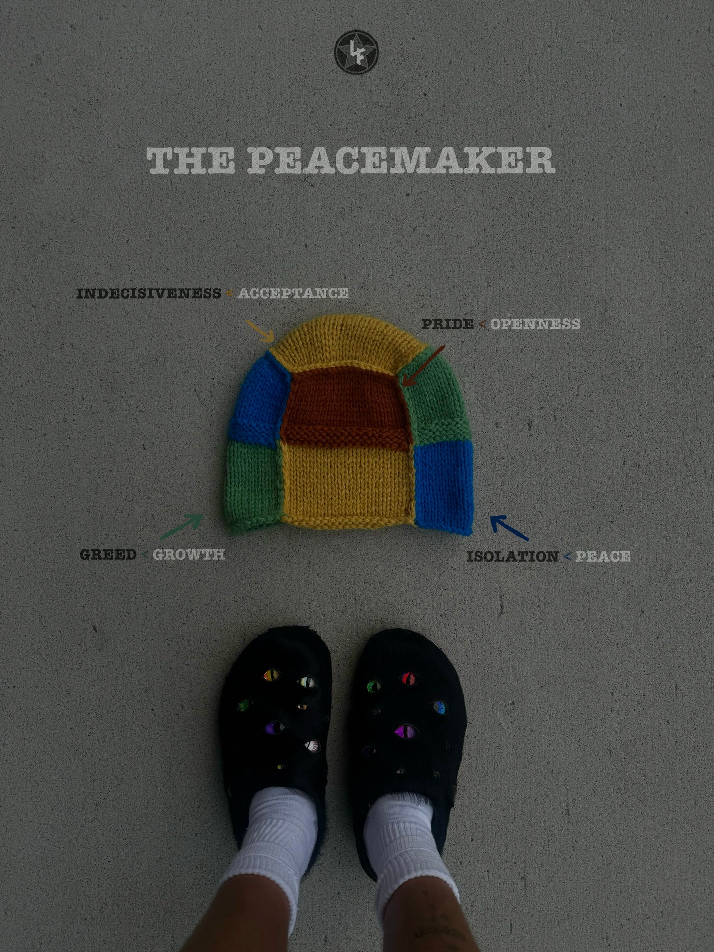 “THE PEACEMAKER” MENTAL BLOCK BEANIE