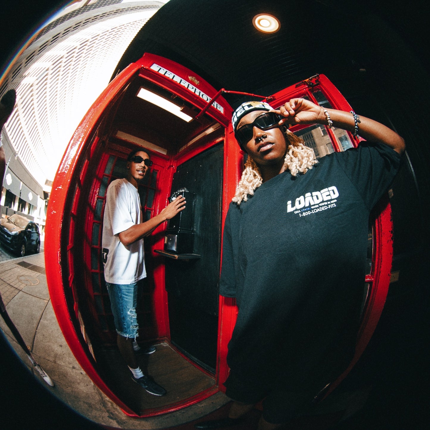 LOADED™️ “NEED SAVING” OVERSIZED TEE [BLACK]