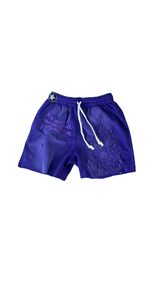 LOADED FLARE (LF) SHORTS [PURPLE]